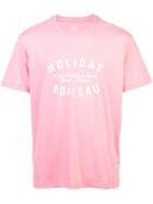 Holiday Crew Neck T-shirt - Pink & Purple