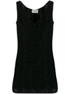 Emanuel Ungaro Vintage 2000's Glittery Mini Dress - Black