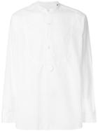 Lardini Mandarin Collar Shirt - White