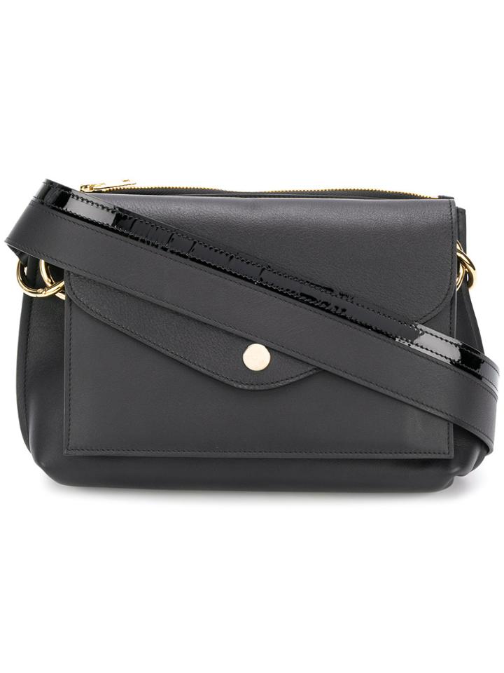 Sacai Multi-compartment Cross Body Bag - Black
