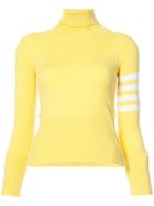 Thom Browne Turtle Neck Sweater - Yellow & Orange