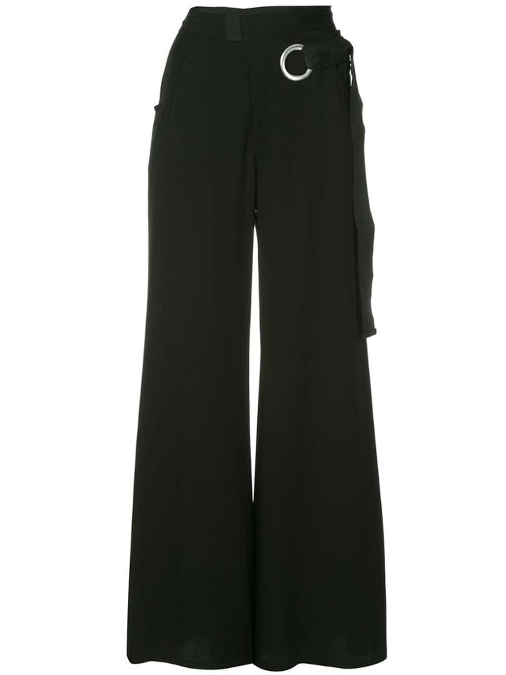 Yohji Yamamoto Vintage Double Eyelet Trousers - Black
