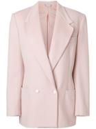 Versace Vintage Structured Double Breasted Jacket - Pink & Purple