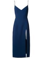 Christopher Esber Side Slit Dress, Women's, Size: 12, Blue, Polyester