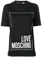 Love Moschino Black Logo T-shirt