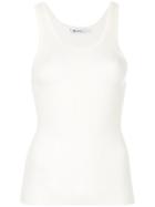 T By Alexander Wang Ribbed Vest Top - White