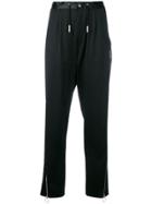 Marques'almeida Side Zip Tapered Trousers - Black