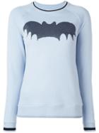 Zoe Karssen Batman Sweatshirt, Women's, Size: Large, Blue, Cotton/polyester
