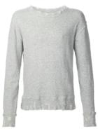 R13 Crew Neck Sweater - Grey