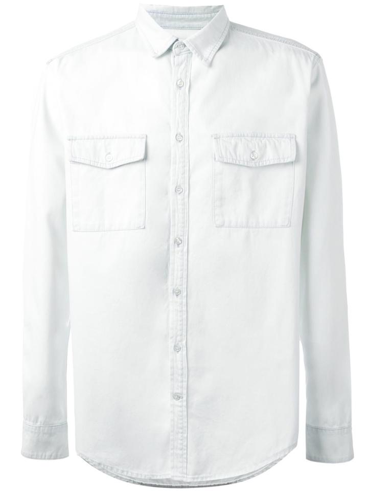Msgm Back Logo Shirt - White