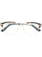 Gucci Eyewear Tortoiseshell Square Frame Sunglasses - Multicolour
