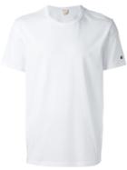 Champion Sleeve Logo T-shirt, Men's, Size: L, White, Cotton