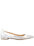 Francesco Russo Metallic Ballerinas - Silver