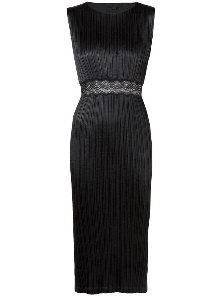 Alexander Wang Ribbed Fitted Dress - Black