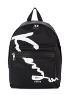 Kenzo Signature Print Backpack - Black