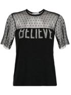 Nk Wool-blend Blouse - Black