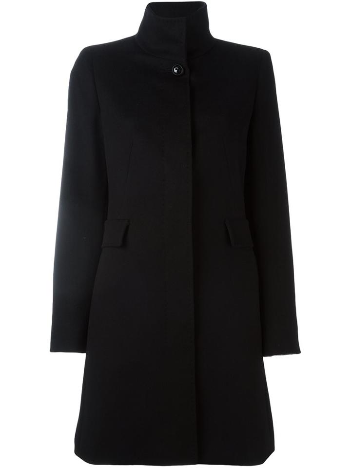 Max Mara Studio Stand Up Collar Coat