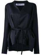 Christopher Esber - 'dolman Wrap' Blouse - Women - Polyester - 12, Black, Polyester