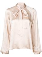 Temperley London Betty Pussy Bow Blouse - Pink