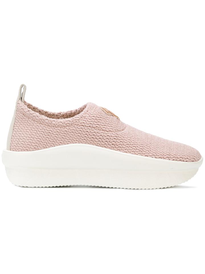 Giuseppe Zanotti Design Double Sole Sneakers - Pink & Purple