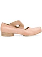 Uma Wang Strapped Ballerinas - Pink & Purple