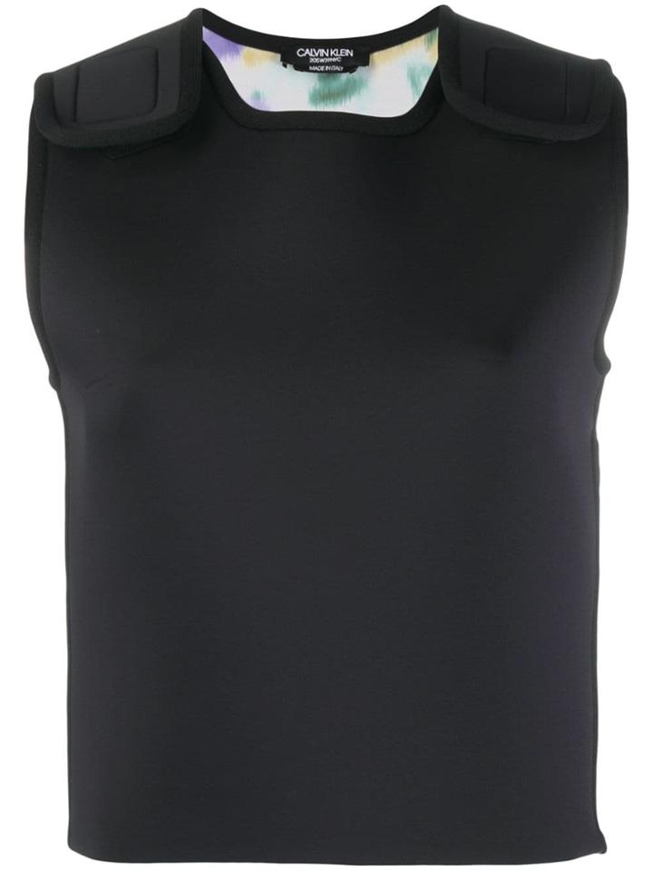 Calvin Klein 205w39nyc Touch Strap Shoulder Vest - Black
