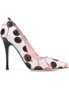 Giamba Cherry Print Pumps