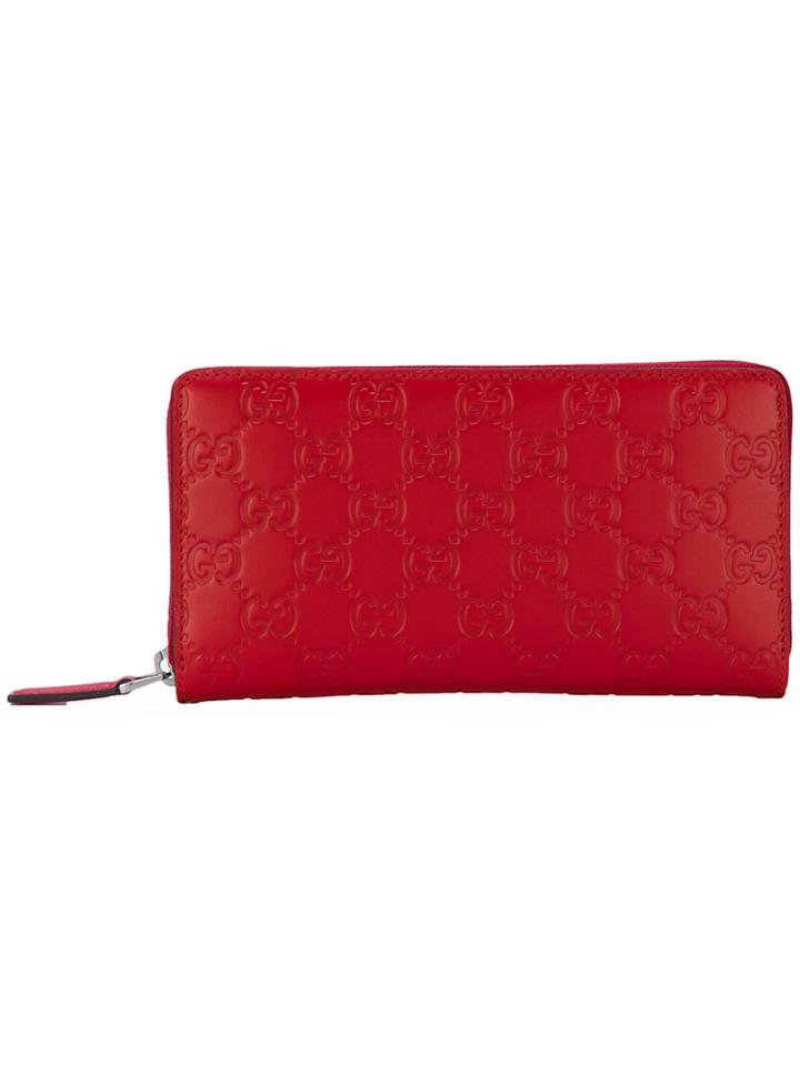Gucci Signature Wallet - Red