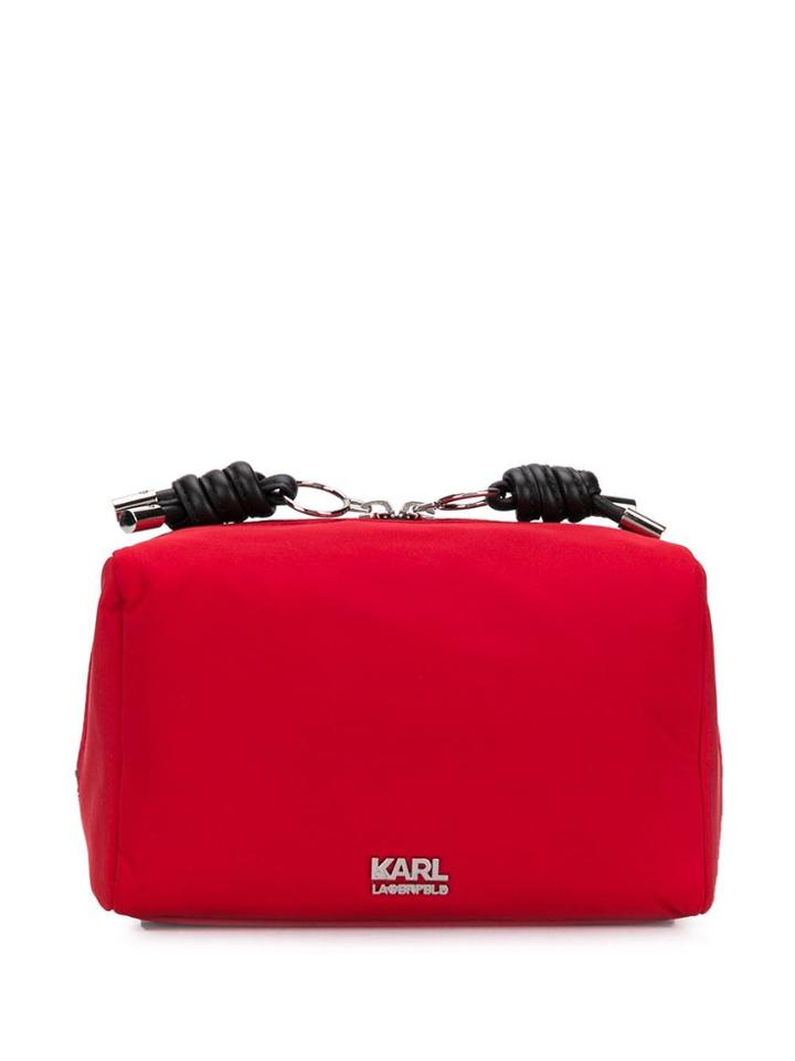Karl Lagerfeld Rue St Guillaume Washbag - Red