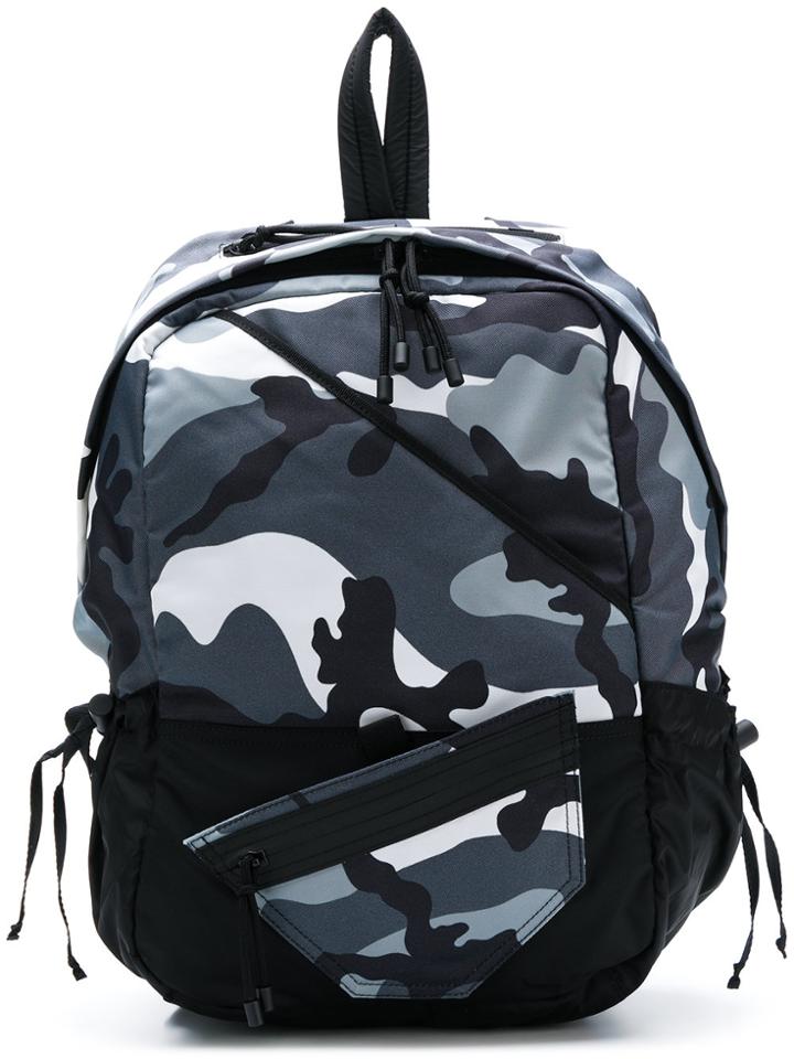 Valentino Camouflage Rucksack - Blue