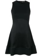 David Koma Flared Sleeveless Mini Dress - Black