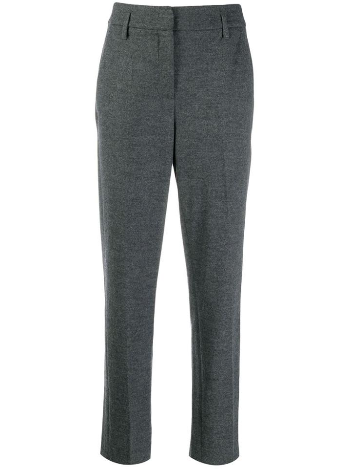Luisa Cerano Tailored Cropped Trousers - Grey
