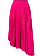 Markus Lupfer Asymmetric Pleated Skirt - Pink