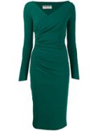 Le Petite Robe Di Chiara Boni Ruched Style Dress - Green
