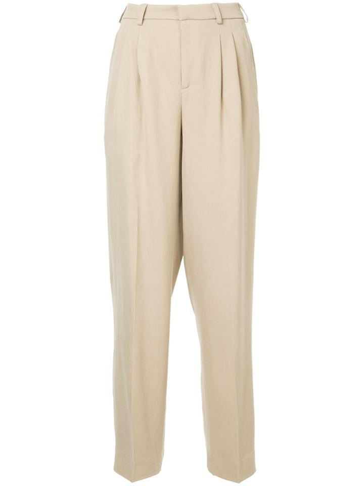 Seya. Wide Leg Trousers - Brown