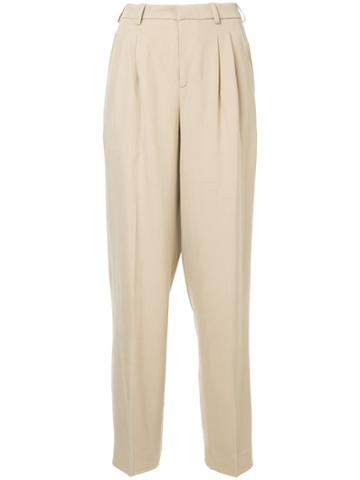 Seya. Wide Leg Trousers - Brown