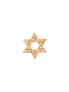 Loquet 18kt Gold Diamond Star Of David Charm Necklace - Yellow