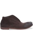 Marsèll Distressed Slip-on Ankle Boots - Brown