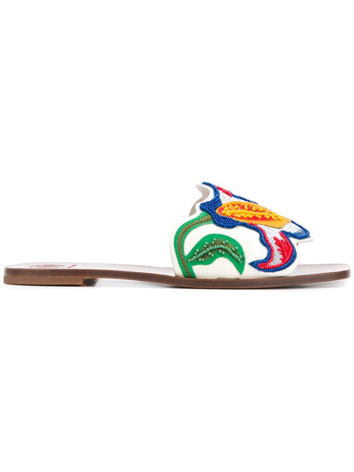 Tory Burch Bianca Slides - Multicolour