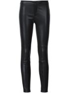 Yigal Azrouel Leather Skinny Trousers