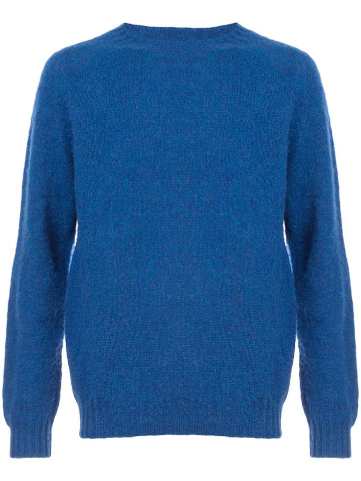 Officine Generale Knit Sweater - Blue