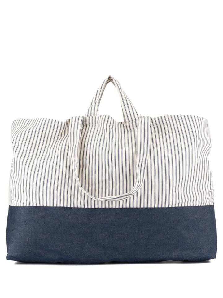 E. Tautz Oversized Tote Bag - Blue