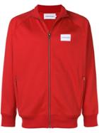 Ck Jeans Logo Patch Track Jacket - Red