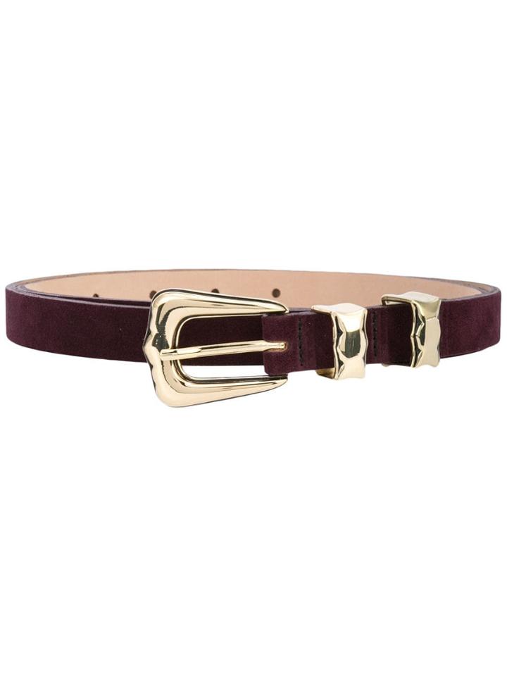 B-low The Belt Buckle Fastening Belt - Purple