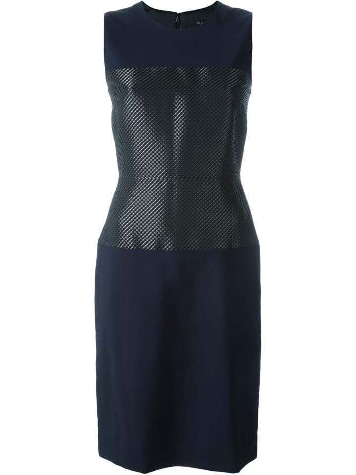 Paul Smith Black Label Woven Bodice Fitted Dress