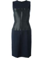 Paul Smith Black Label Woven Bodice Fitted Dress