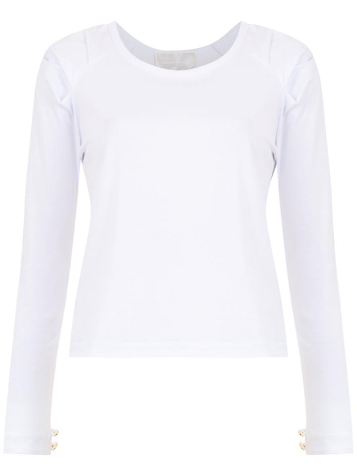 Lilly Sarti Pleat Detail Blouse - White