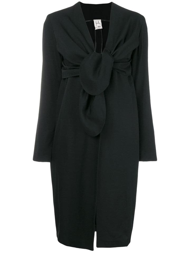 A.n.g.e.l.o. Vintage Cult Empire Line Draped Dress - Black