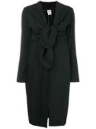 A.n.g.e.l.o. Vintage Cult Empire Line Draped Dress - Black