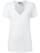 Forte Forte V-neck T-shirt, Women's, Size: I, White, Linen/flax